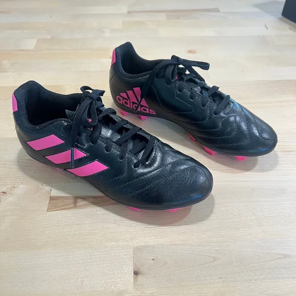 Adidas Goletto VII FG J Youth Soccer Cleats Size 3 – Black & Pink - Picture 3 of 7